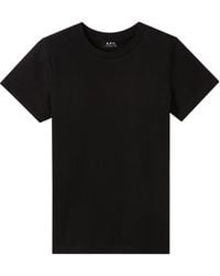 A.P.C. - A. P.c. Poppy T-shirt Xs Black - Lyst