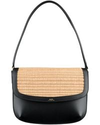 A.P.C. - A. P.c. Sarah Shoulder Bag One Size Black - Lyst