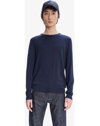 A.P.C. - A. P.c. Men's King Sweater Size: Extra Large In Dark Navy - Lyst