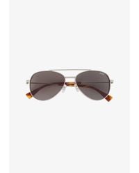 A.P.C. - A. P.c. Men's Bill Sunglasses Size: T2 In Silvertone - Lyst