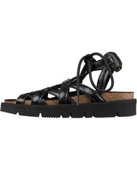 A.P.C. - A. P.c. Iliade Sandals Us 8 Black - Lyst