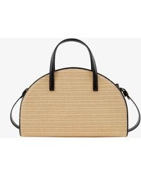 A.P.C. - A. P.c. Women's Demi-lune Tote Bag One Size In Beige/black - Lyst