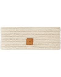 A.P.C. - A. P.c. Men's Arcs Headband (unisex) One Size In Ecru - Lyst