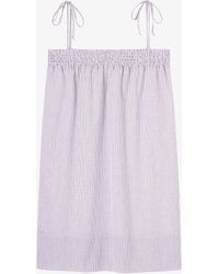 A.P.C. - A. P.c. Iris Dress 40 Chestnut Brown - Lyst