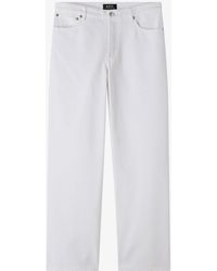 A.P.C. - A. P.c. Elisabeth Long Jeans 25 Pink - Lyst