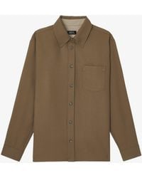 A.P.C. - A. P.c. Malaury Jacket M Khaki Green - Lyst