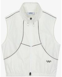 A.P.C. - A. P.c. Lydia Windbreaker Xs Ivory - Lyst