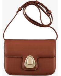 A.P.C. - A. P.c. Astra Small Bag One Size Brown - Lyst