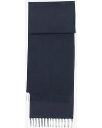 A.P.C. - A. P.c. Men's Alix Brodée Scarf One Size In Dark Navy - Lyst