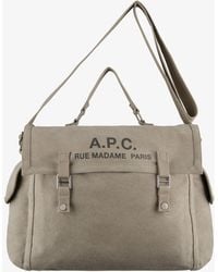 A.P.C. - A. P.c. Men's Recuperation Satchel One Size In Khaki - Lyst