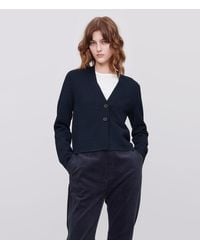 A.P.C. - A. P.c. Women's Anna Cardigan Size: Extra Small In Dark Navy Blue - Lyst