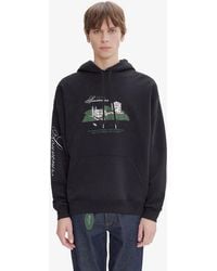 A.P.C. - A. P.c. Men's Hotel Jjjjound Hoodie Size: Extra Small In Black - Lyst