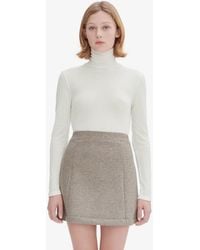 A.P.C. - A. P.c. Women's Assia Top Size: Extra Large In Off-white - Lyst