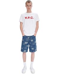 A.P.C. - Helio Shorts - Lyst