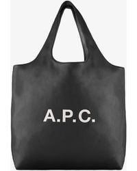 A.P.C. - A. P.c. Men's Ninon Tote Bag One Size In Black - Lyst