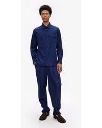 A.P.C. - A. P.c. Renato Pants 44 Navy Blue - Lyst