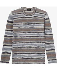 A.P.C. - A. P.C. Striped Alpaca Sweater - Lyst