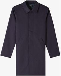 A.P.C. - A. P.c. Urban Mac Xs Navy Blue - Lyst