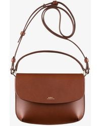 A.P.C. - A. P.c. Women's Sarah Shoulder À Strap Mini Bag One Size In Hazelnut - Lyst