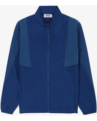 A.P.C. - Windbreaker Jacket A. P.c. Golf S Blue - Lyst