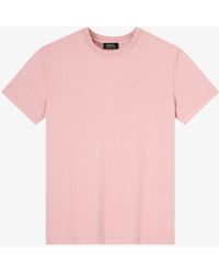 A.P.C. - A. P.c. Printemps 26 T-shirt Mens Xxl Pink - Lyst