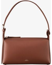 A.P.C. - A. P.c. Women's Virginie Shoulder Bag One Size In Hazelnut - Lyst