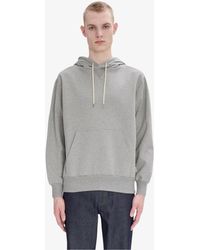 A.P.C. - A. P.c. Men's Boxy Tab Hoodie Size: Small In Heather Gray - Lyst
