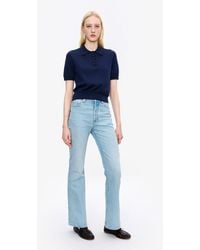 A.P.C. - A. P.c. Ruby Polo Shirt L Navy Blue - Lyst