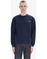 A.P.C. - A. P.c. Boxy Petit Vpc Sweatshirt Xl Navy Blue - Lyst