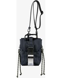 A.P.C. - A. P.c. Men's Treck Neck Pouch One Size In Dark Navy - Lyst