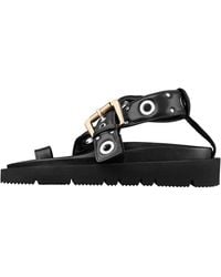 A.P.C. - A. P.c. Concarneau Sandals Us 7 Black - Lyst