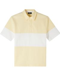 A.P.C. - A. P.c. Kenneth Polo Shirt Xs Light Yellow - Lyst