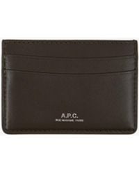 A.P.C. - A. P.C. Andre Cardholder One Size Kbe - Lyst