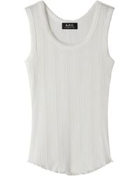 A.P.C. - Lolita Tank Top - Lyst