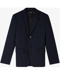A.P.C. - A. P.c. Men's Harry Jacket Size: 44 In Dark Navy Blue - Lyst