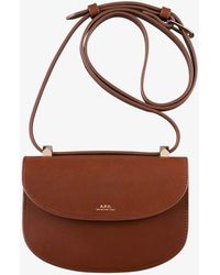 A.P.C. - A. P.c. Women's Genève Mini Bag One Size In Hazelnut - Lyst