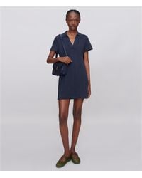 A.P.C. - A. P.c. Women's Aliénor Dress Size: Extra Small In Dark Navy Blue - Lyst