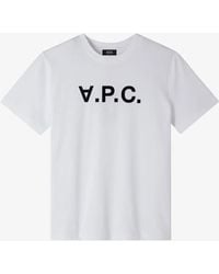 A.P.C. - A. P.c. Men's Standard Grand Vpc T-shirt Size: Extra Small In White - Lyst