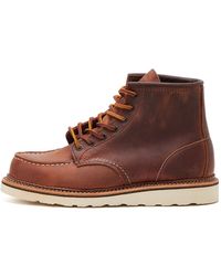 Red Wing 6-inch Moc Toe Boot - Copper - Brown
