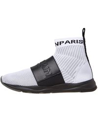 balmain knit sneakers