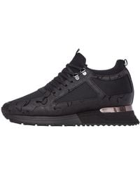mallet diver leather and mesh trainers