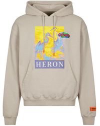 gym and workout clothes Sweatshirts Save 8% Heron Preston Cotton Sweatshirt in Green for Men Mens Clothing Activewear 