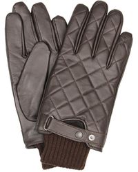 mens leather gloves barbour