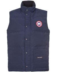 canada goose blue body warmer