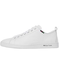 paul smith white trainers mens