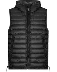 Company Black Down Dd Shell goggle Vest for Men Company Synthetic C.p Mens Clothing Jackets Waistcoats and gilets C.P 