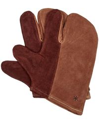 Snow Peak Synthetic 2l Down Mittens Brown 210103br-2l Down Mitten for Men Mens Accessories Gloves 