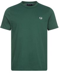 Fred Perry Sports Authentic Long Sleeve Taped Ringer T-shirt In Navy in Blue  for Men | Lyst