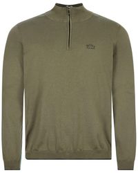 hugo boss zip up jumper