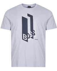 BOSS by HUGO BOSS Casual Topline 2 T-shirt in White for Men - Lyst